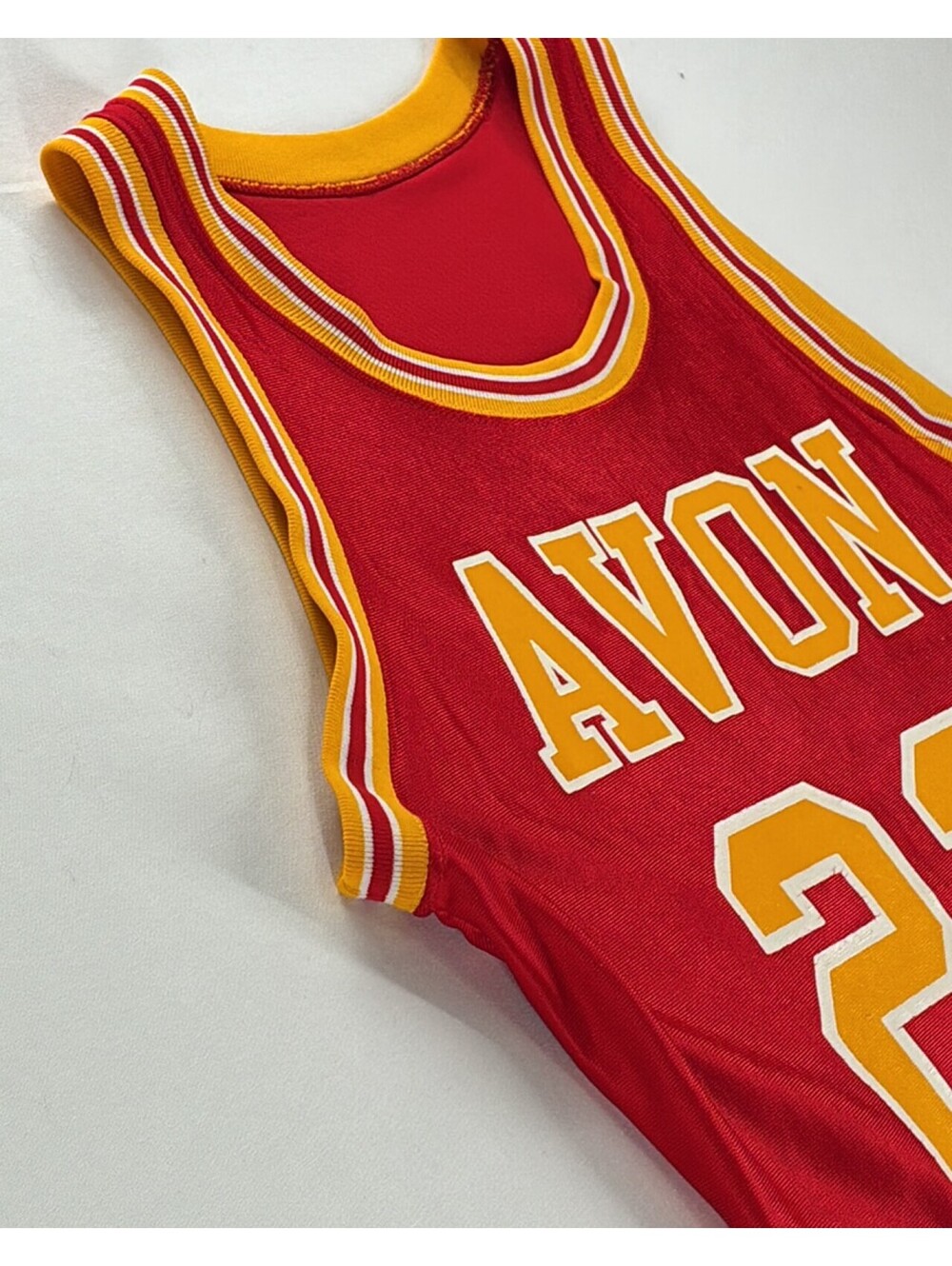 80s Russell Athletic Basketball Jersey Avon 23 Made in USA